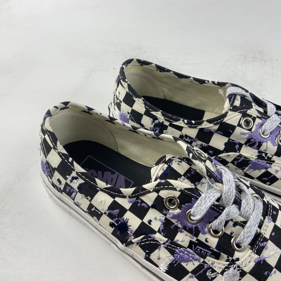 P150  Vans Authentic 44 DX 安纳海姆系列 刺绣泼墨低帮板鞋 VN0A5KX48FI