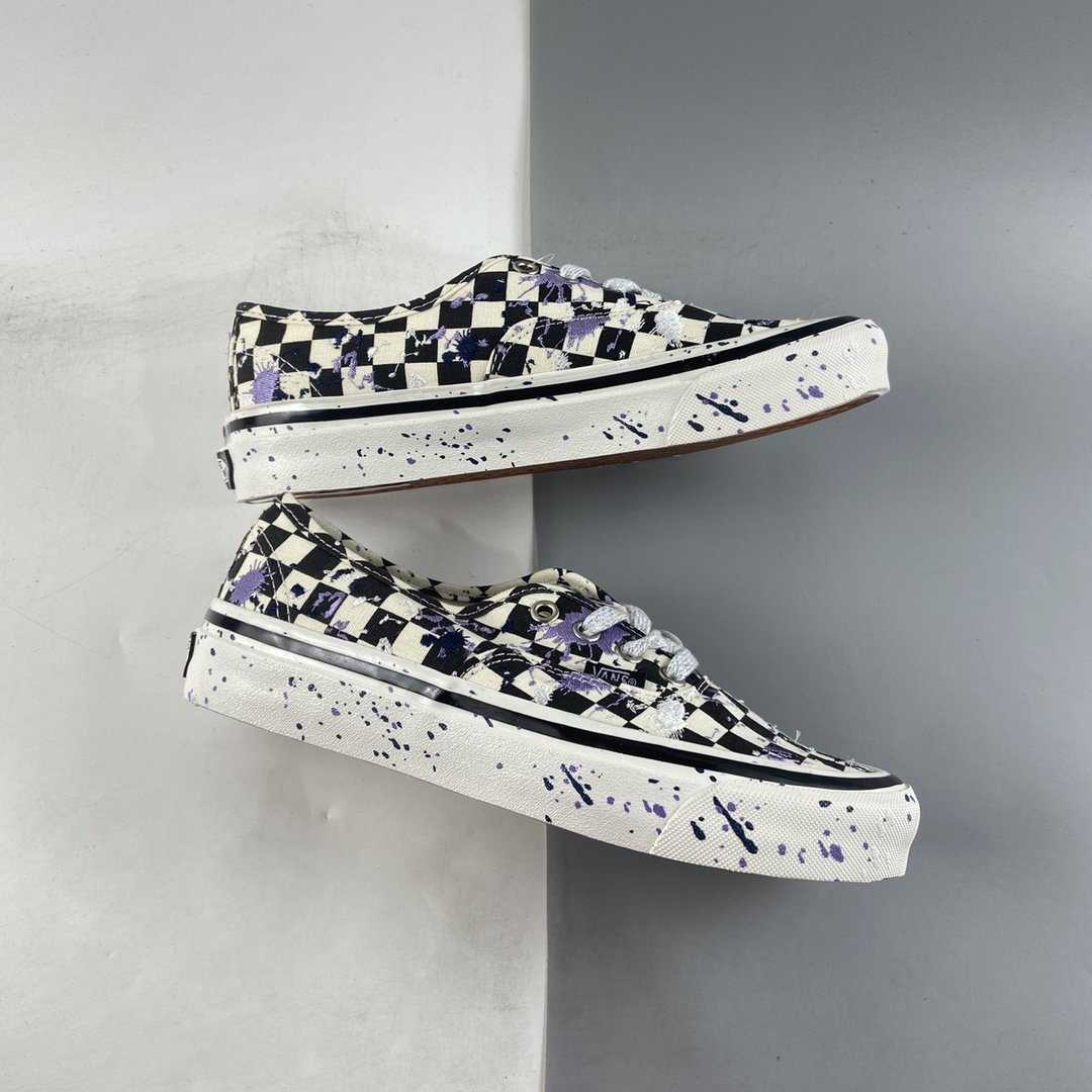 P150  Vans Authentic 44 DX 安纳海姆系列 刺绣泼墨低帮板鞋 VN0A5KX48FI