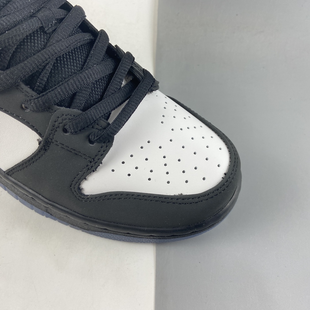 P240  原盒版 Staplex NIKE Dunk SB Low Pro OG QS 黑鸽子联名熊猫竹子 BV1310-013