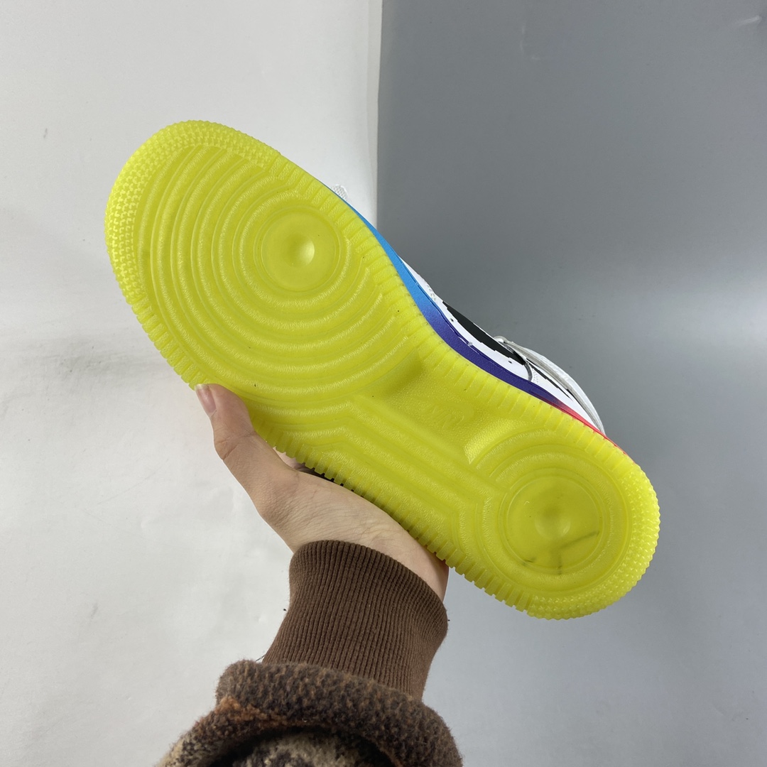 P240 OFF White x NIKE Air Force 1’07 Vntg Suede Mix 夜光高帮休闲板鞋 DC2112-192