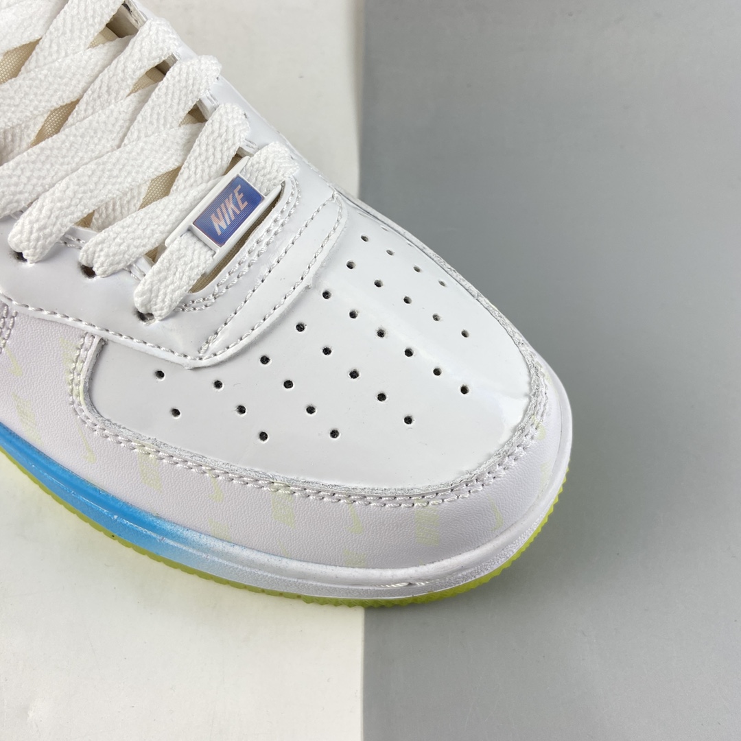 P240 OFF White x NIKE Air Force 1’07 Vntg Suede Mix 夜光高帮休闲板鞋 DC2112-192
