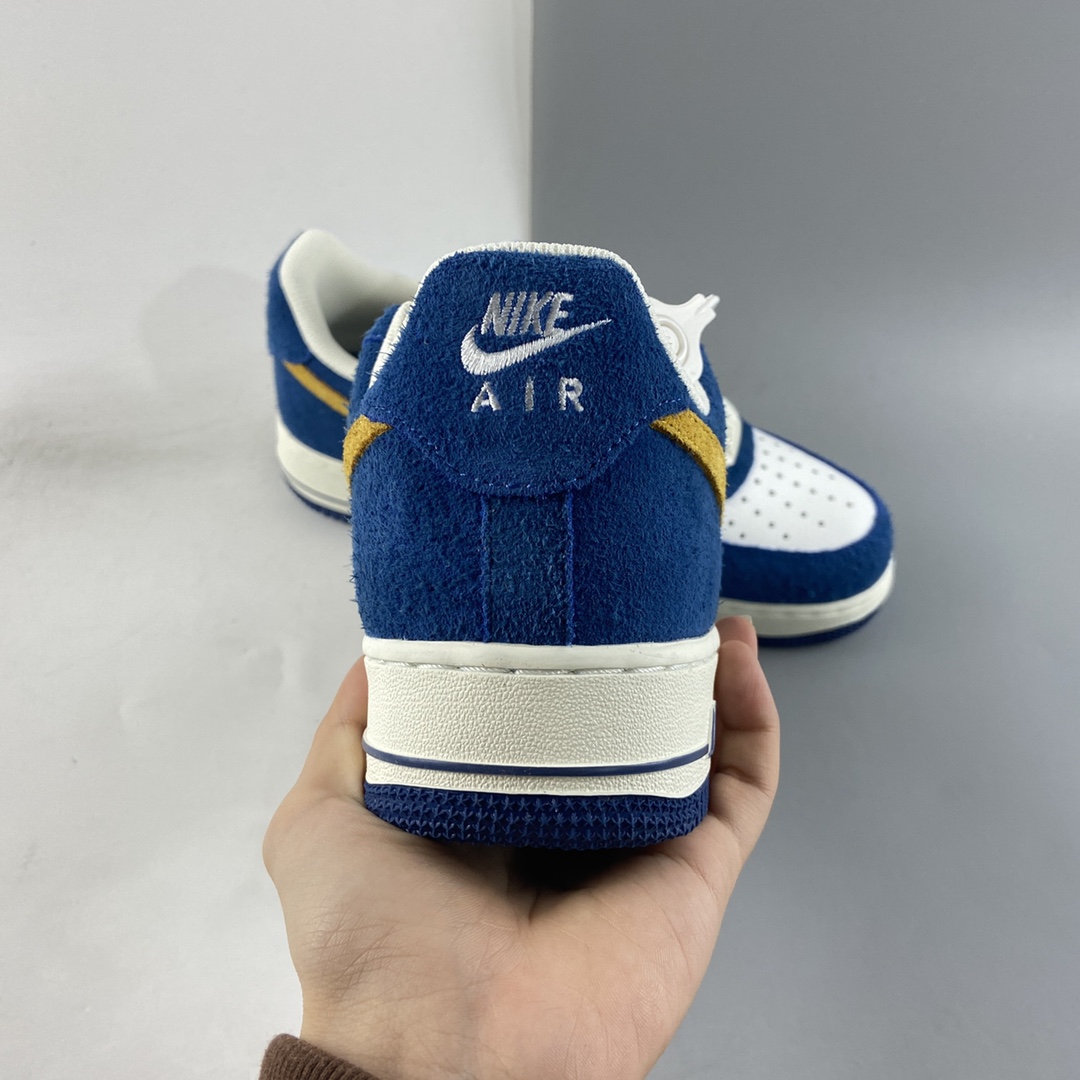 P240  NIKE Air Force 1’07 Low 蓝白黄拼色 空军一号低帮休闲板鞋 BQ8988-103