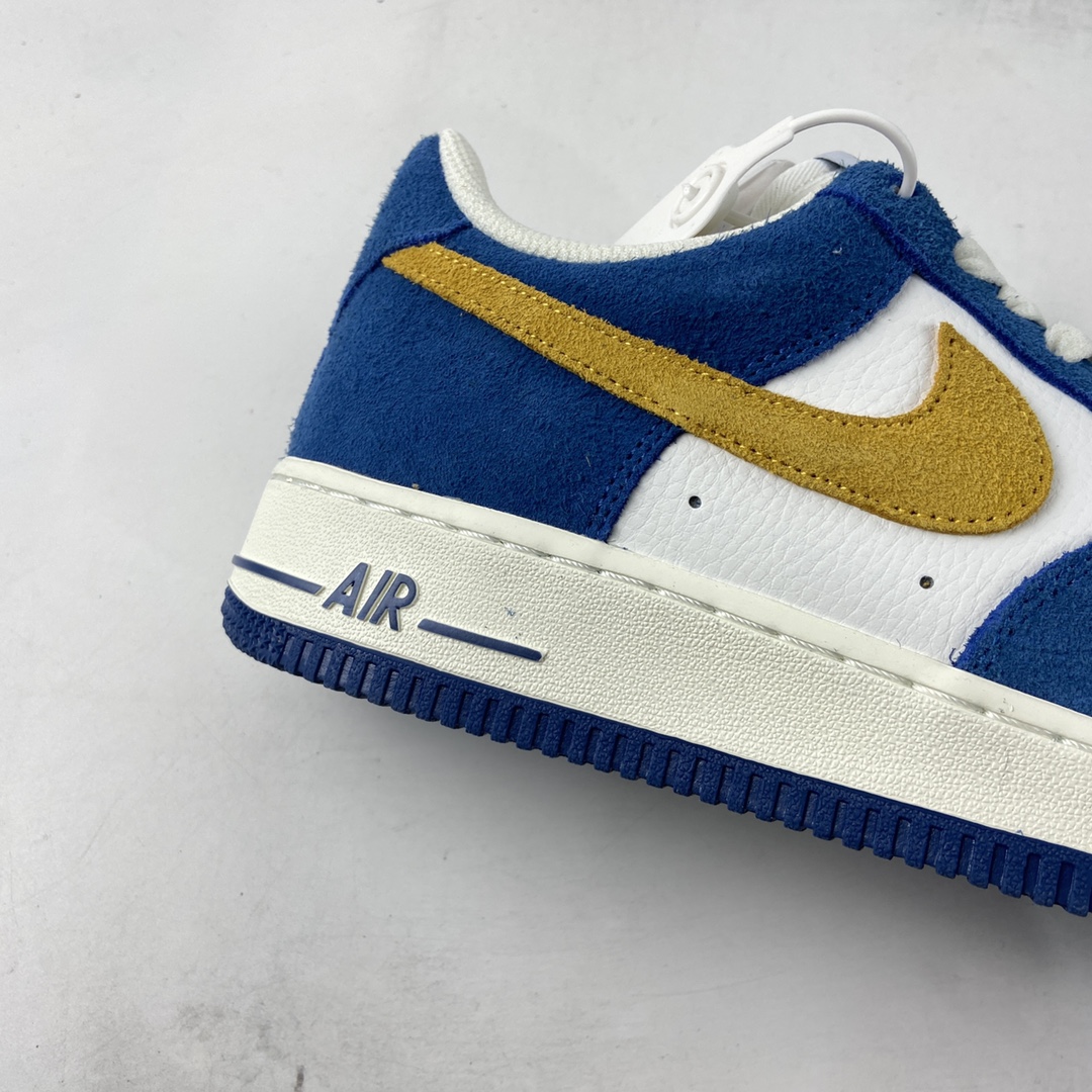 P240  NIKE Air Force 1’07 Low 蓝白黄拼色 空军一号低帮休闲板鞋 BQ8988-103