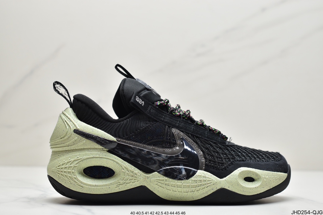 190 耐克NK COSMIC UNITY 安东尼 环保材质篮球鞋 白黑 DA6725-100 “