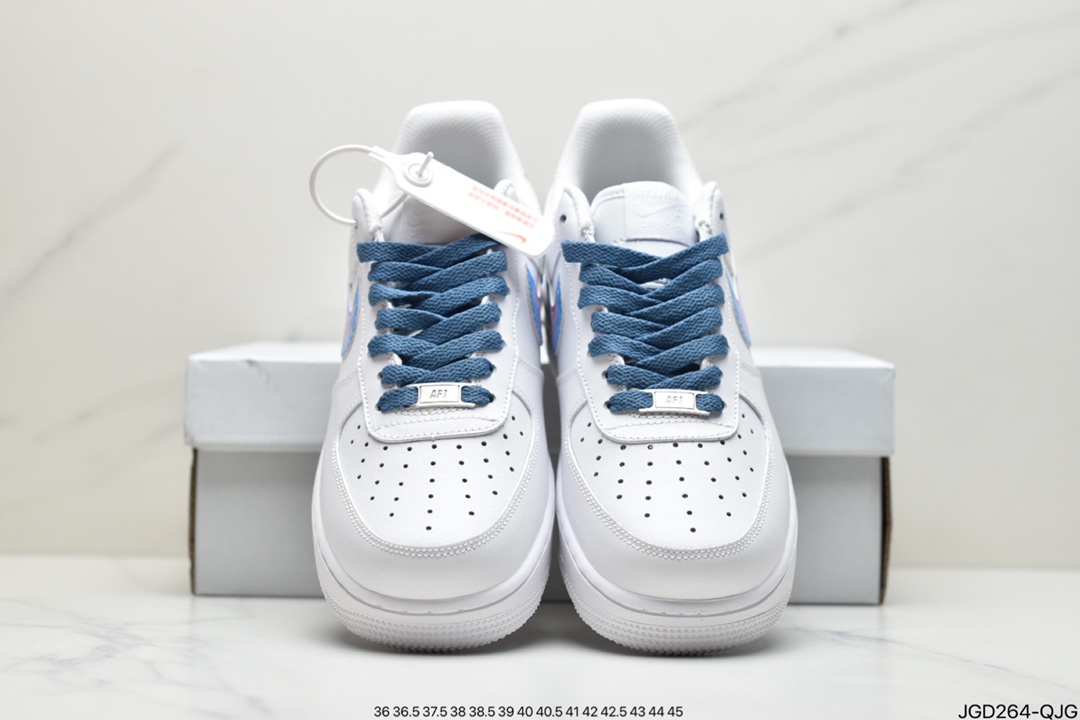 180 耐克Air Force 1 ’07 PS5黑白灰 电玩涂鸦 DD8959