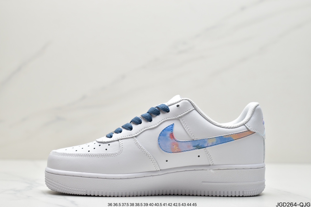 180 耐克Air Force 1 ’07 PS5黑白灰 电玩涂鸦 DD8959