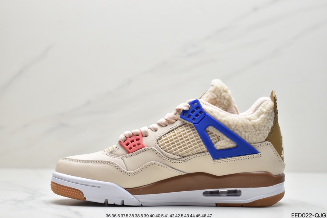 370 Air Jordan 4 GS “Where The Wild Things Are”羊绒鸳鸯整双鞋DH0572-264