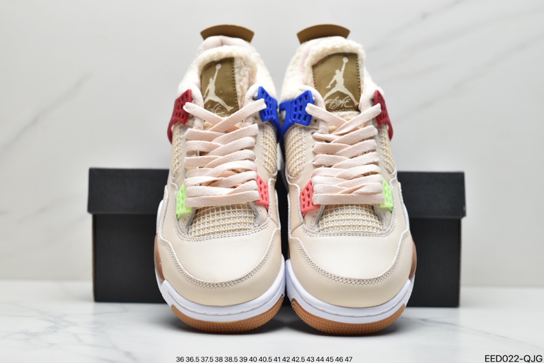 370 Air Jordan 4 GS “Where The Wild Things Are”羊绒鸳鸯整双鞋DH0572-264