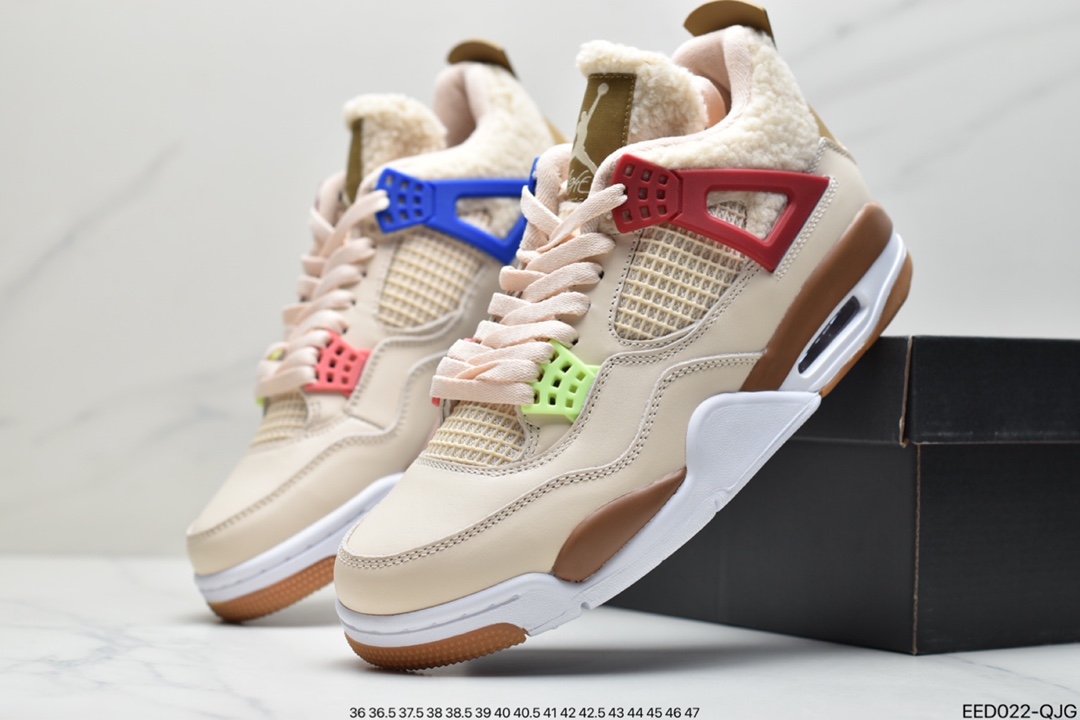 370 Air Jordan 4 GS “Where The Wild Things Are”羊绒鸳鸯整双鞋DH0572-264