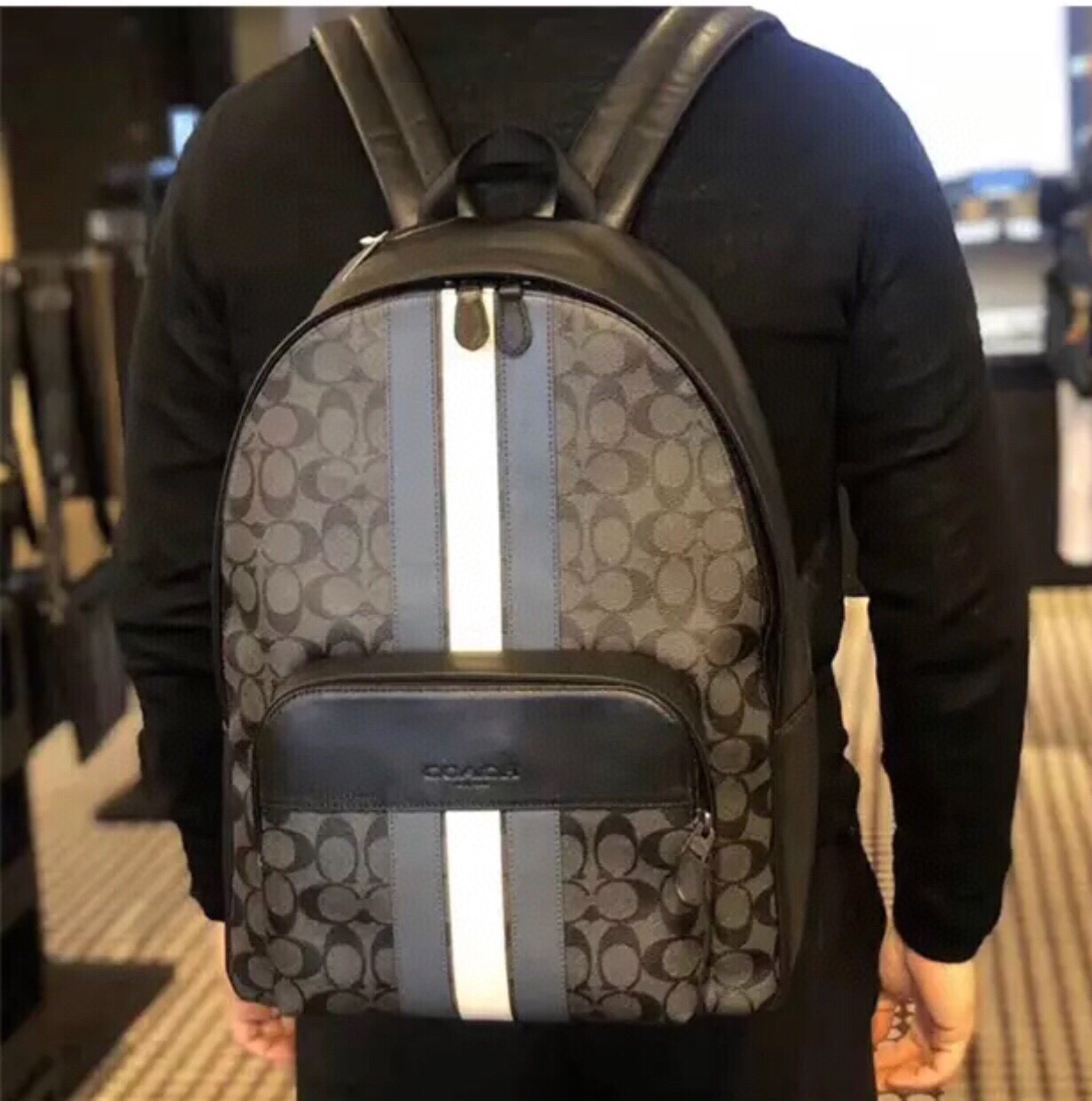 Coach 男士双肩背包