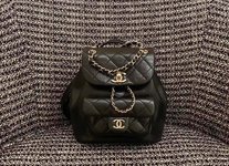 Chanel Duma Bags Backpack Black