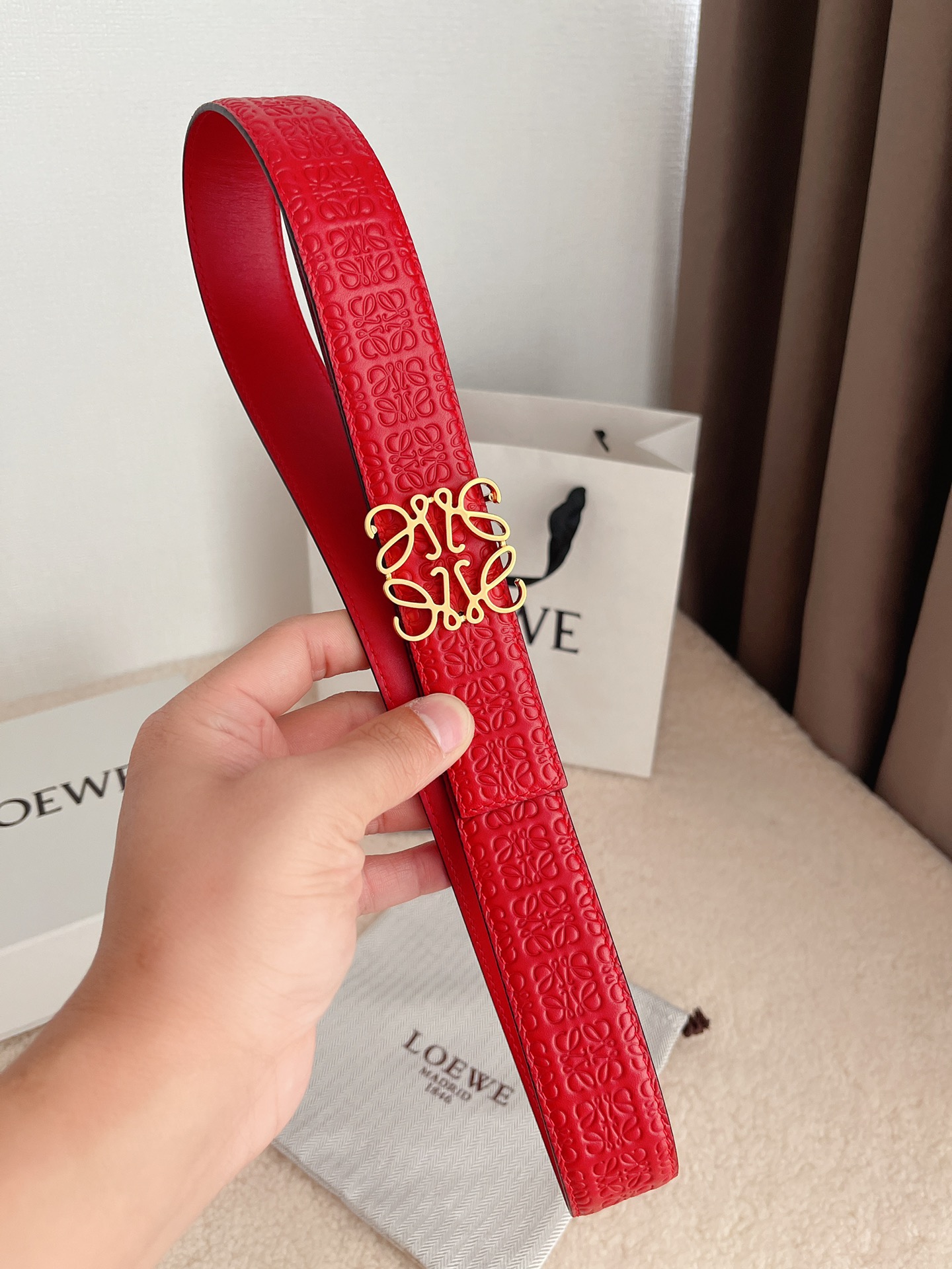 Loewe Belts Women Cowhide