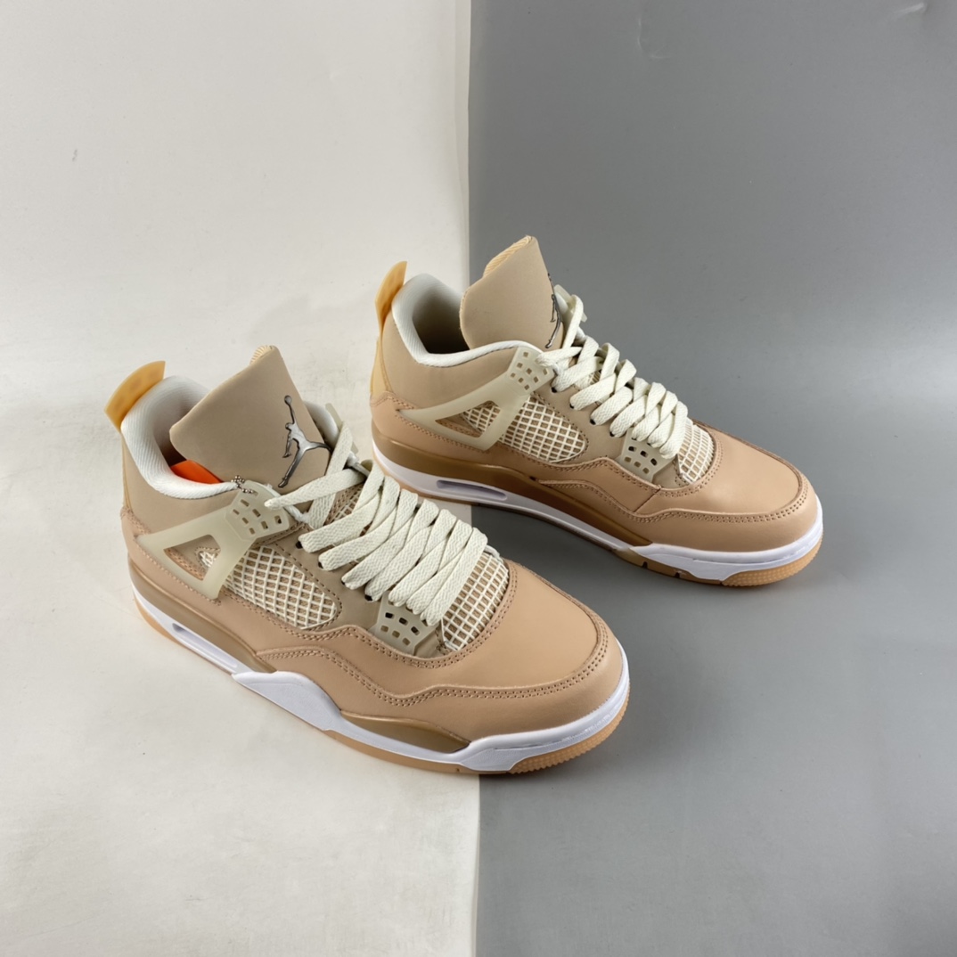 P240  Air Jordan 4 ”Shimmer” AJ4 乔4卡其浅色 DJ0675-200