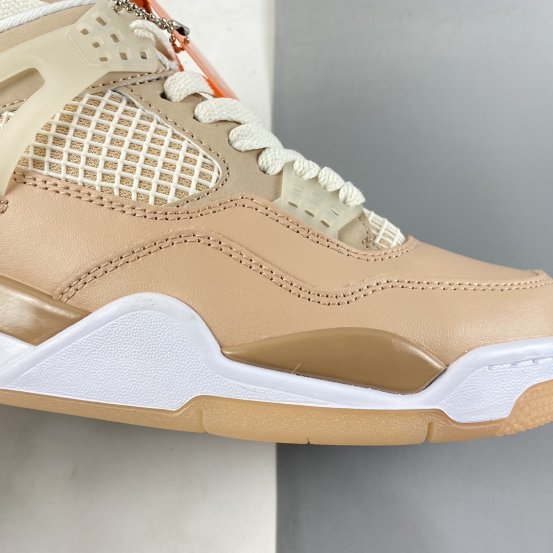 P240  Air Jordan 4 ”Shimmer” AJ4 乔4卡其浅色 DJ0675-200