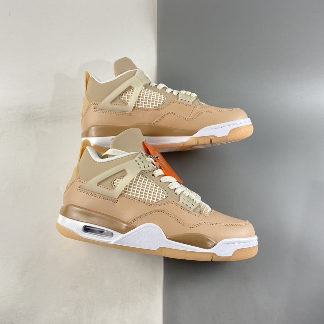 P240  Air Jordan 4 ”Shimmer” AJ4 乔4卡其浅色 DJ0675-200