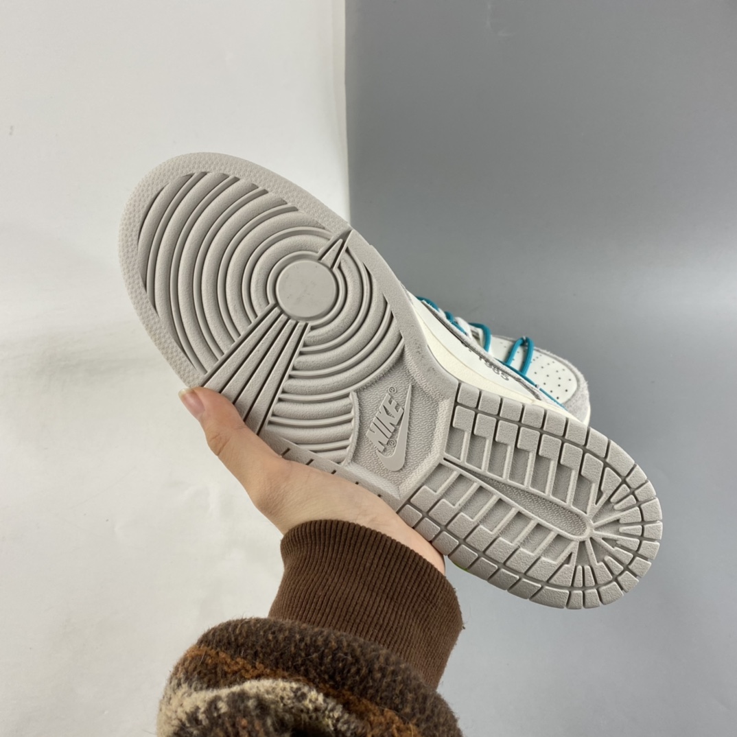 P380  VIRGIL ABLOH设计师独立品牌Off-White x Nike SB Dunk Low”The 50”扣篮板鞋 DJ0950-107