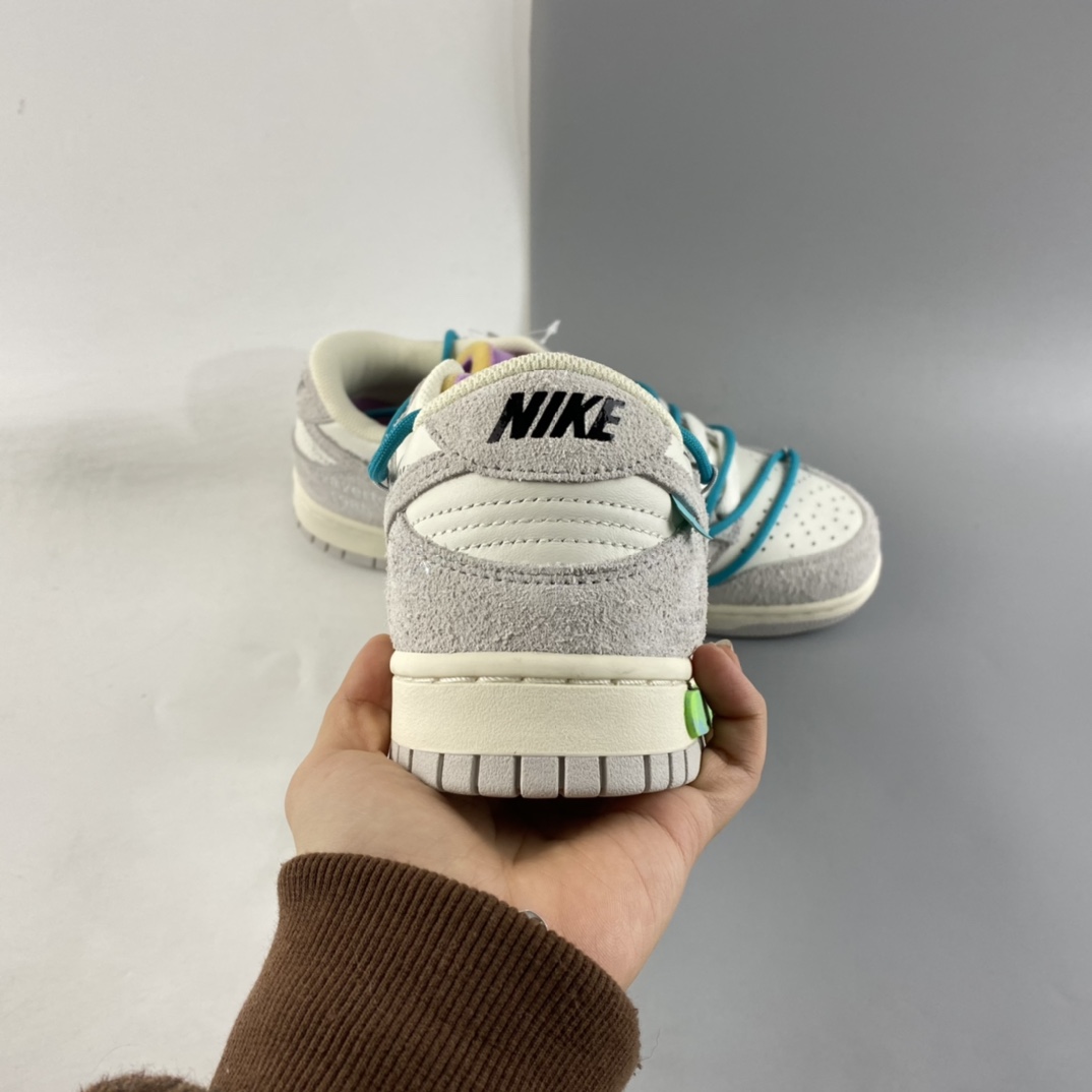 P380  VIRGIL ABLOH设计师独立品牌Off-White x Nike SB Dunk Low”The 50”扣篮板鞋 DJ0950-107