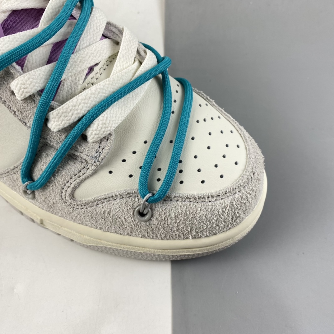 P380  VIRGIL ABLOH设计师独立品牌Off-White x Nike SB Dunk Low”The 50”扣篮板鞋 DJ0950-107