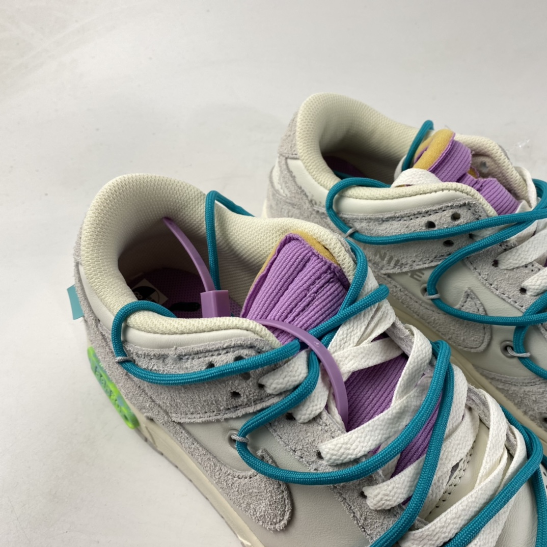 P380  VIRGIL ABLOH设计师独立品牌Off-White x Nike SB Dunk Low”The 50”扣篮板鞋 DJ0950-107