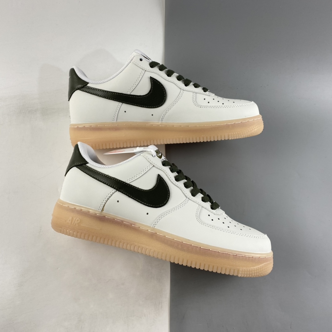 P200  NIKE Air Force 1’07 Low 生胶雾霾灰板鞋 CJ1608-100