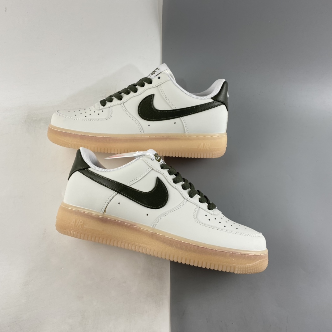 P200  NIKE Air Force 1’07 Low 生胶雾霾灰板鞋 CJ1608-100