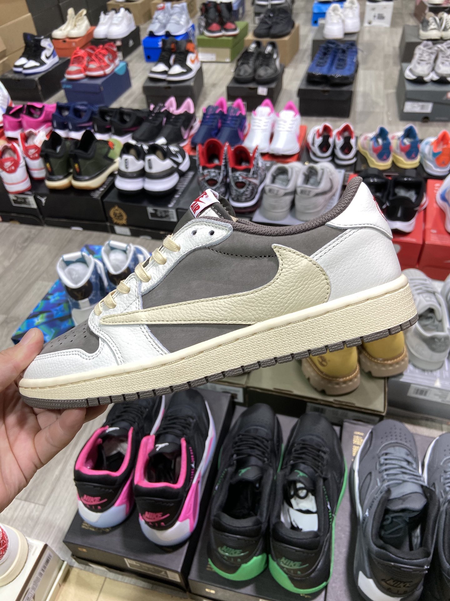 480纯原 乔丹Travis Scott x Nike Air Jordan 1 Low OGReverse MochaAJ1 DM7866-162