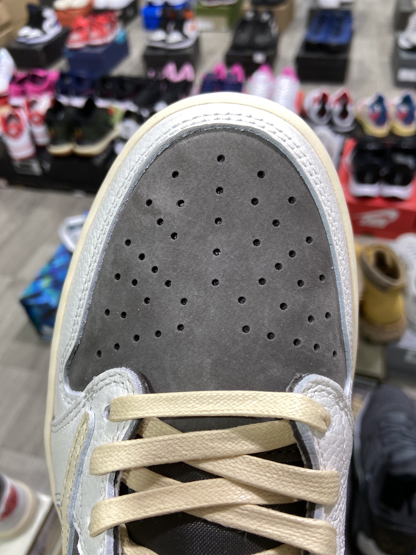 480纯原 乔丹Travis Scott x Nike Air Jordan 1 Low OGReverse MochaAJ1 DM7866-162