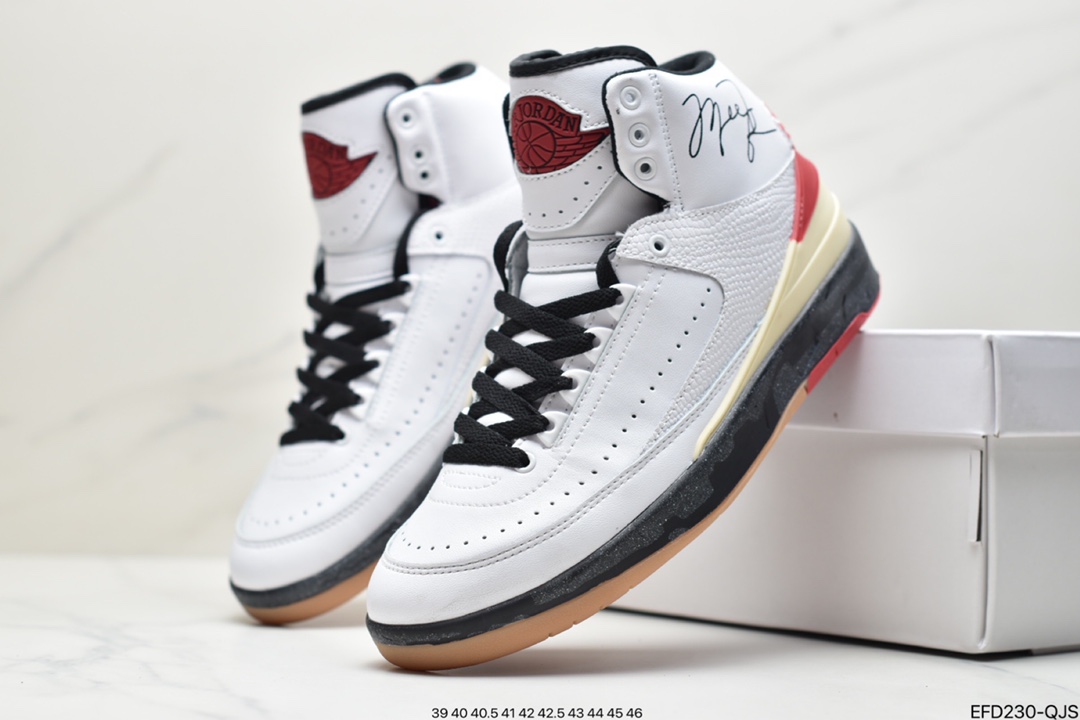 390 纯原Off White x Air Jordan 2 Low SP AJ2 乔2联名款篮球鞋 DJ4375-101