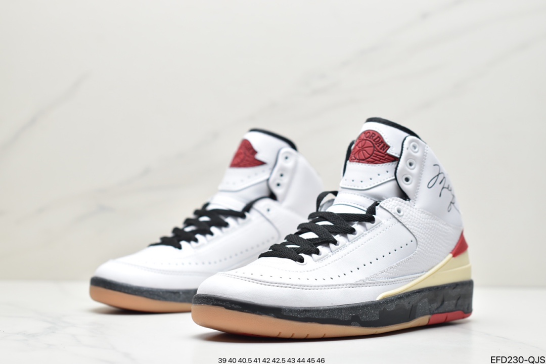 390 纯原Off White x Air Jordan 2 Low SP AJ2 乔2联名款篮球鞋 DJ4375-101
