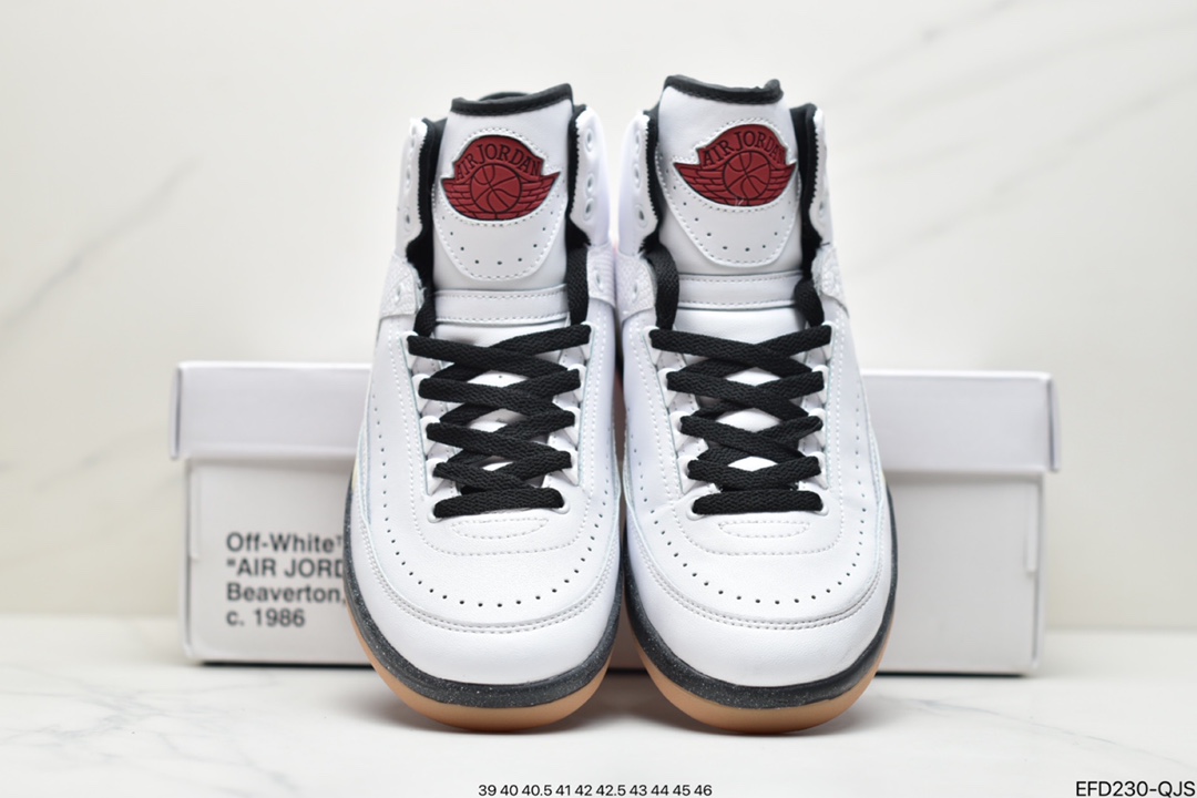 390 纯原Off White x Air Jordan 2 Low SP AJ2 乔2联名款篮球鞋 DJ4375-101