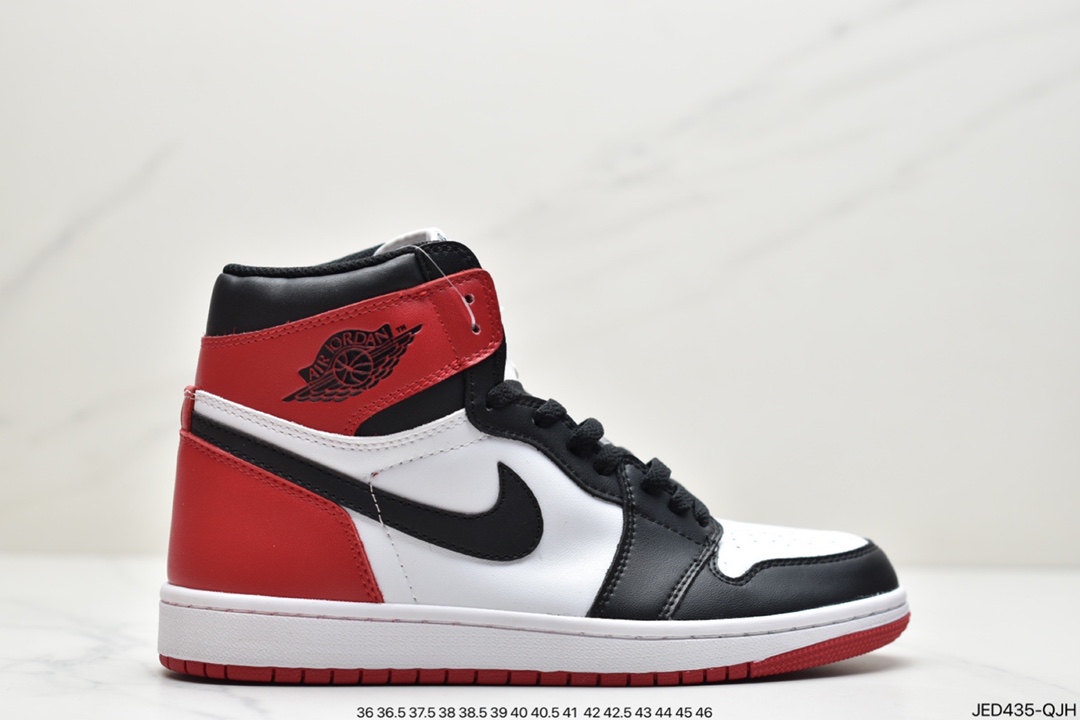 150  Air Jordan 1 High OG ”Bred Patent” 高帮 漆皮黑红555088-125