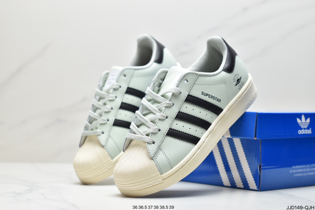 130 阿迪达斯 Adidas Superstar x经典 贝壳头板鞋GZ2753
