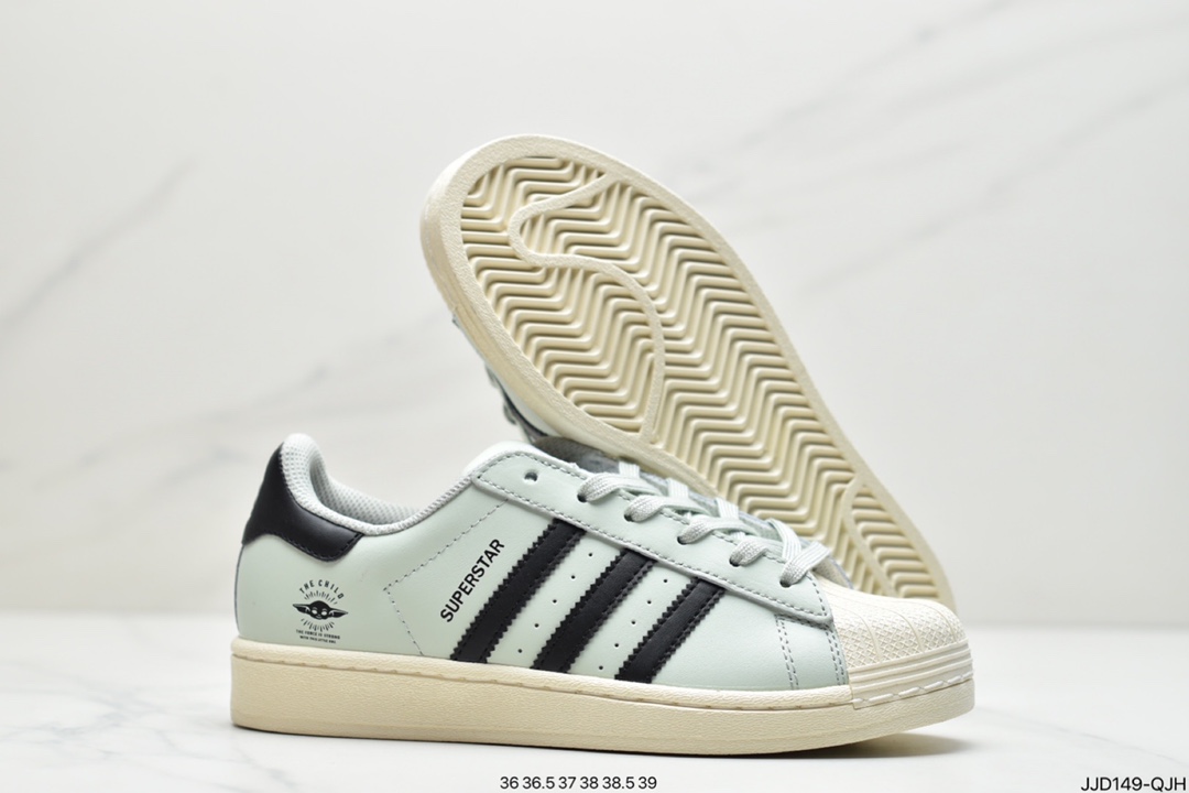 130 阿迪达斯 Adidas Superstar x经典 贝壳头板鞋GZ2753