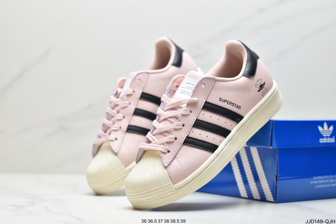 130 阿迪达斯 Adidas Superstar x经典 贝壳头板鞋GZ2753