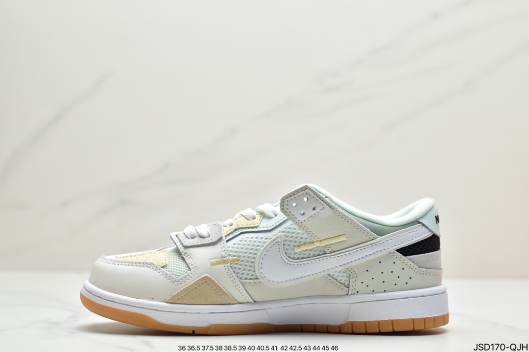 200 耐克Nike Dunk Low Scrap彩色拼接 浅蓝海玻璃 彩色拼接缝合低帮滑板鞋DB0500-100-莆田鞋,莆田鞋货源,高仿鞋,高仿鞋货源,安福档口,莆田高仿鞋,莆田鞋批发,高仿鞋批发,莆田高仿运动鞋,高仿运动鞋,莆田运动鞋 200 耐克Nike Dunk Low Scrap彩色拼接 浅蓝海玻璃 彩色拼接缝合低帮滑板鞋DB0500-100