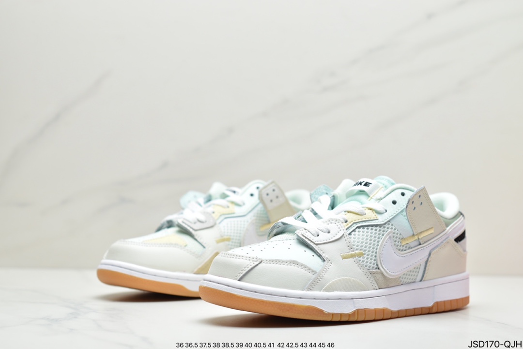 200 耐克Nike Dunk Low Scrap彩色拼接 浅蓝海玻璃 彩色拼接缝合低帮滑板鞋DB0500-100-莆田鞋,莆田鞋货源,高仿鞋,高仿鞋货源,安福档口,莆田高仿鞋,莆田鞋批发,高仿鞋批发,莆田高仿运动鞋,高仿运动鞋,莆田运动鞋 200 耐克Nike Dunk Low Scrap彩色拼接 浅蓝海玻璃 彩色拼接缝合低帮滑板鞋DB0500-100