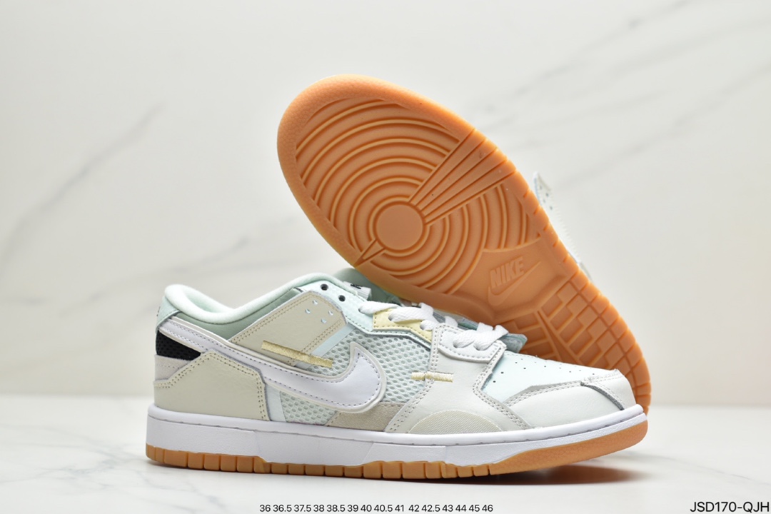 200 耐克Nike Dunk Low Scrap彩色拼接 浅蓝海玻璃 彩色拼接缝合低帮滑板鞋DB0500-100-莆田鞋,莆田鞋货源,高仿鞋,高仿鞋货源,安福档口,莆田高仿鞋,莆田鞋批发,高仿鞋批发,莆田高仿运动鞋,高仿运动鞋,莆田运动鞋 200 耐克Nike Dunk Low Scrap彩色拼接 浅蓝海玻璃 彩色拼接缝合低帮滑板鞋DB0500-100