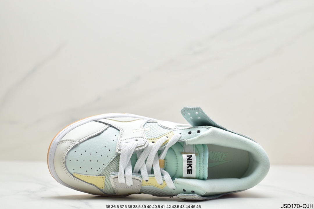 200 耐克Nike Dunk Low Scrap彩色拼接 浅蓝海玻璃 彩色拼接缝合低帮滑板鞋DB0500-100-莆田鞋,莆田鞋货源,高仿鞋,高仿鞋货源,安福档口,莆田高仿鞋,莆田鞋批发,高仿鞋批发,莆田高仿运动鞋,高仿运动鞋,莆田运动鞋 200 耐克Nike Dunk Low Scrap彩色拼接 浅蓝海玻璃 彩色拼接缝合低帮滑板鞋DB0500-100