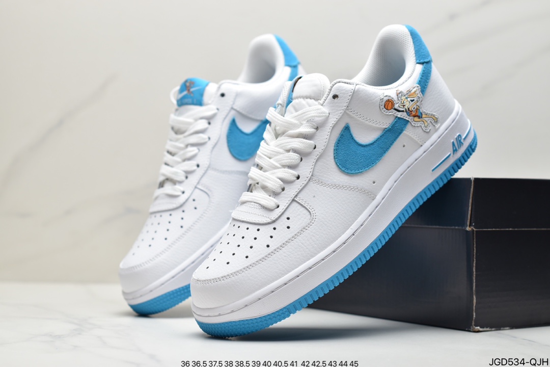 180 The Space Jam x Nike Air Force 1 ’07 Low”Hare”空军一号经典低帮百搭休闲运动板鞋DJ7998-100
