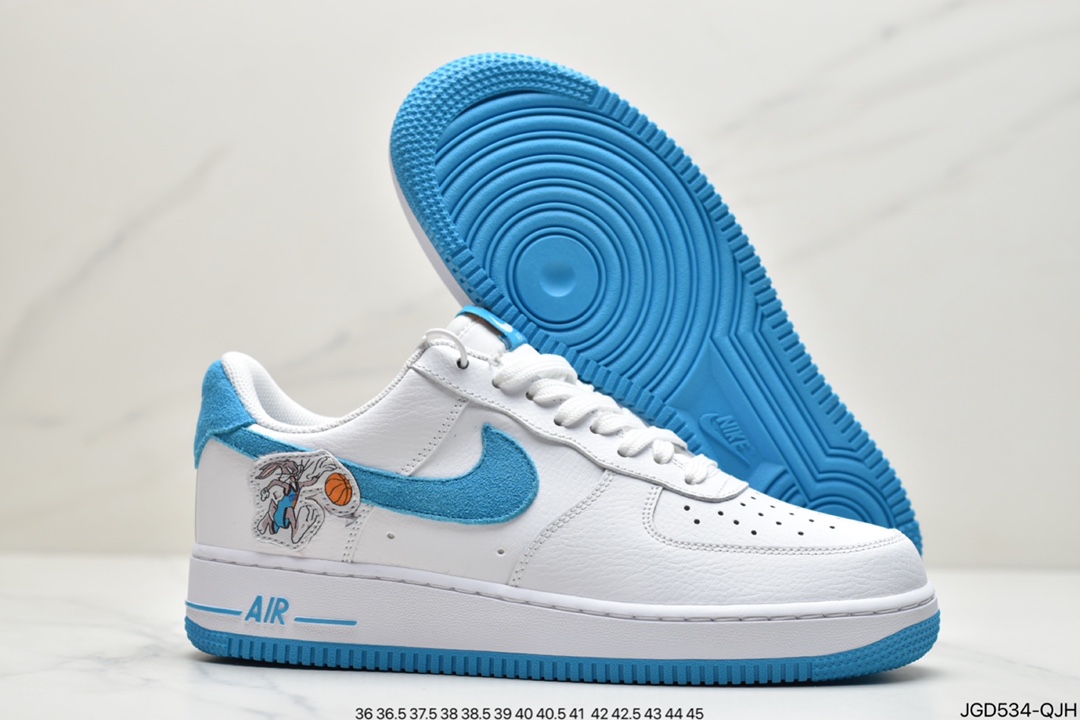 180 The Space Jam x Nike Air Force 1 ’07 Low”Hare”空军一号经典低帮百搭休闲运动板鞋DJ7998-100