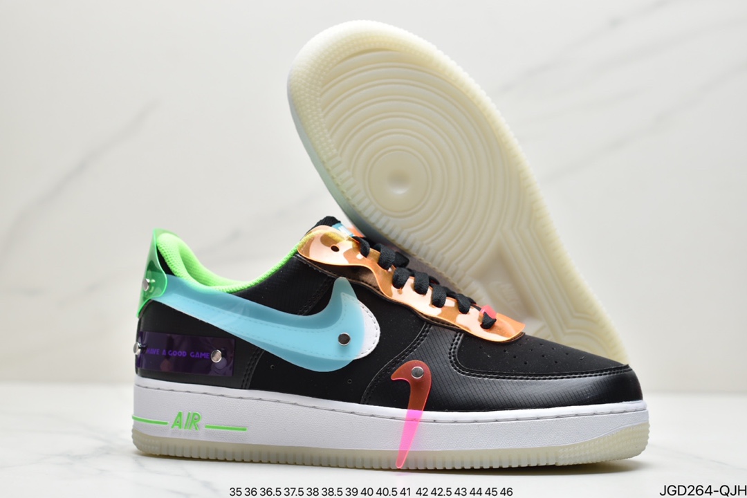 180 Nike Air Force 1 Low 电玩夜光 DO7085-011