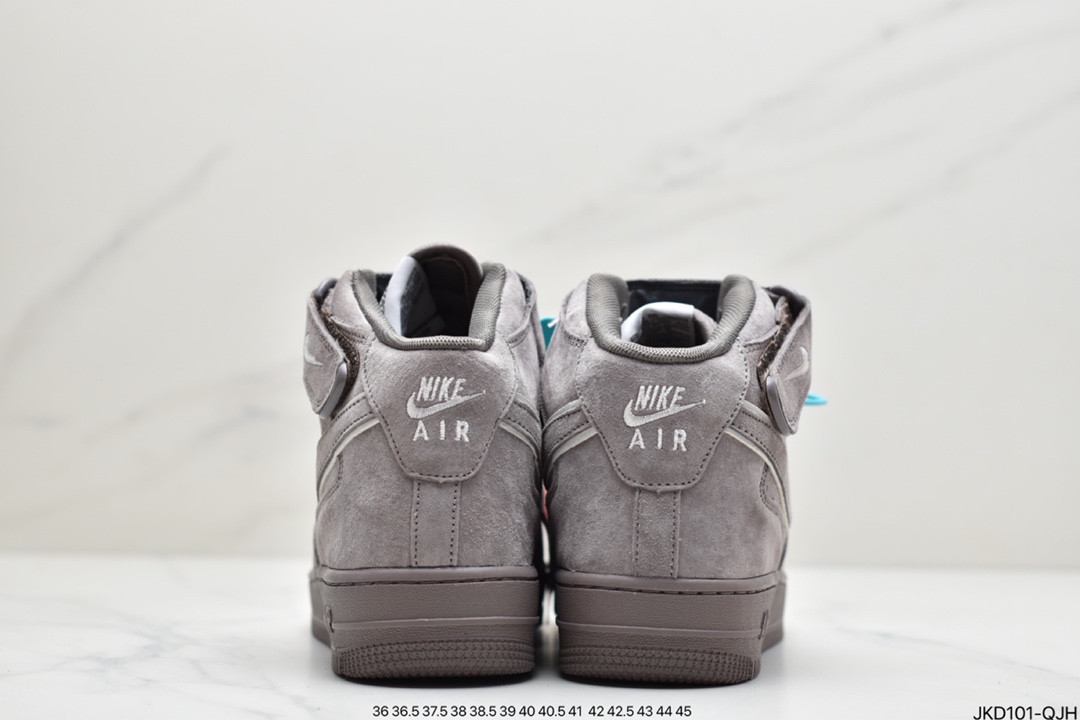 160 耐克Nk Air Force 1’07 Mid 空军一号3M反光中帮休闲板鞋 AA1118-005