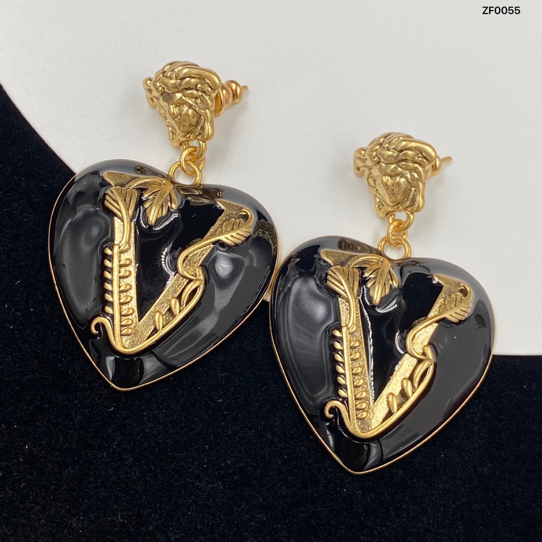 Replica Sale online
 Versace Jewelry Earring Black