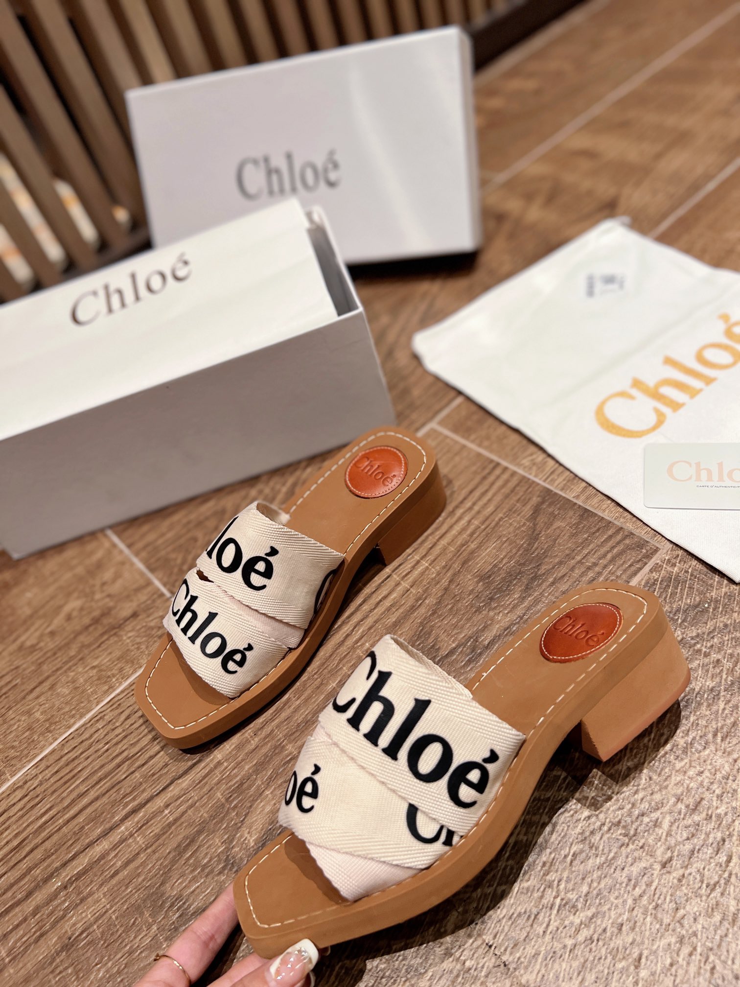 Chloé Woven Strap Heeled Sandals | Comfortable & Stylish Summer Slides 2 i1639741661 7573 1