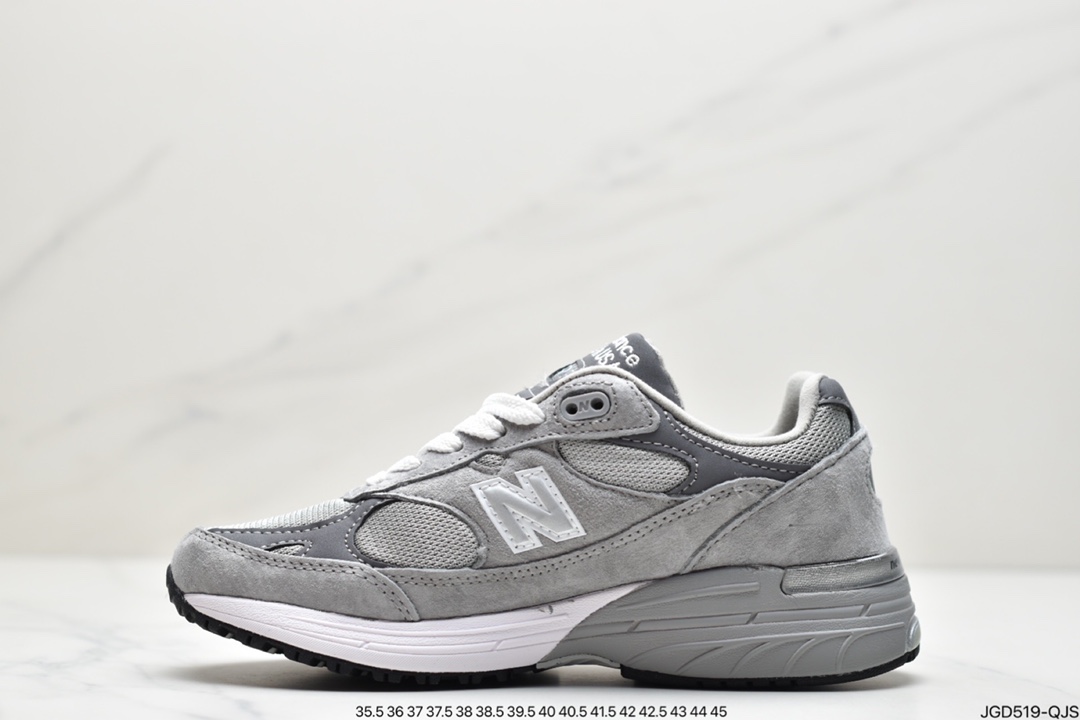 180 新百伦New Balance in USA MR993系列美产血统经典复古休闲运动百搭老爹跑步鞋 “元祖灰银3M”MR993GL