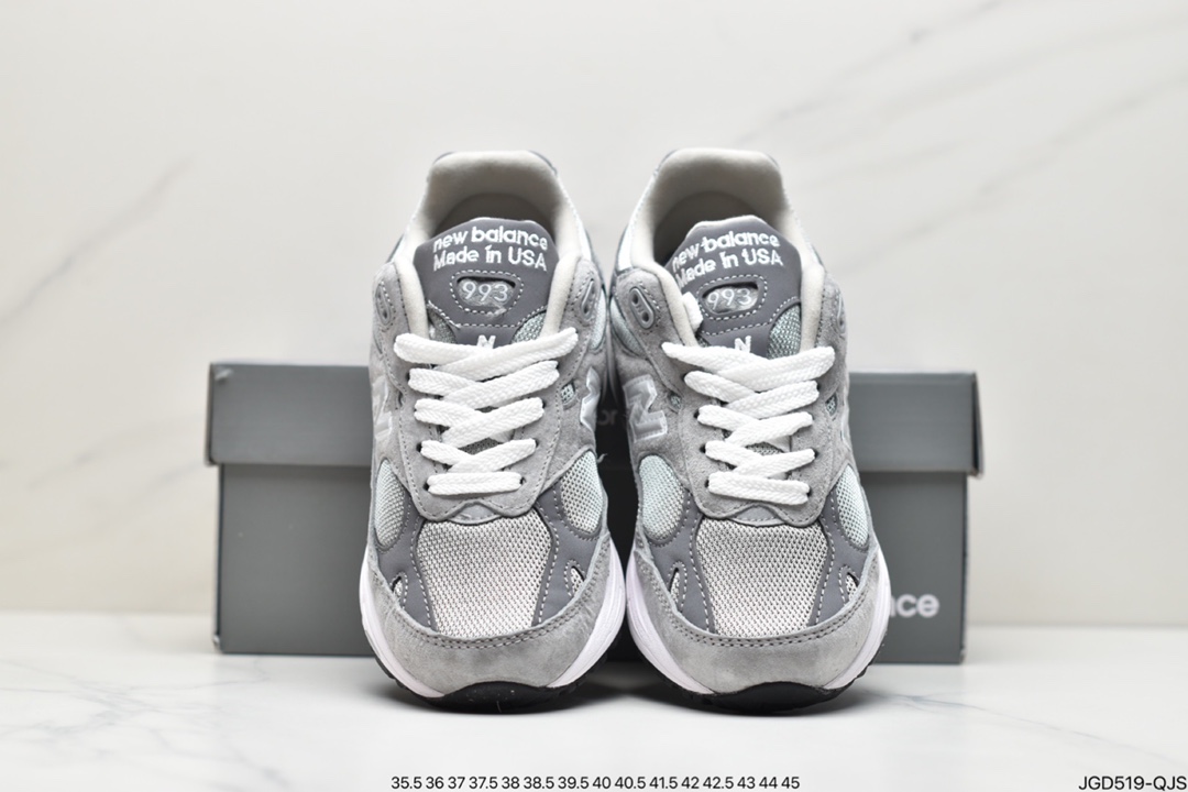 180 新百伦New Balance in USA MR993系列美产血统经典复古休闲运动百搭老爹跑步鞋 “元祖灰银3M”MR993GL