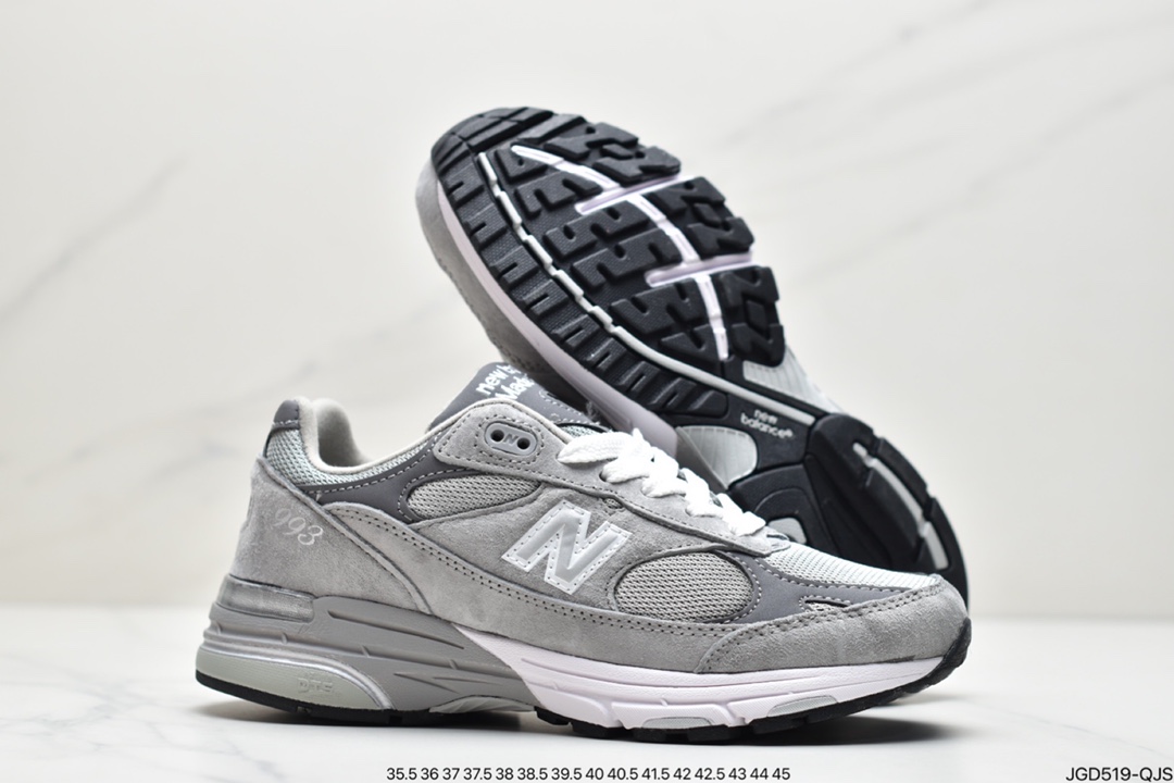 180 新百伦New Balance in USA MR993系列美产血统经典复古休闲运动百搭老爹跑步鞋 “元祖灰银3M”MR993GL