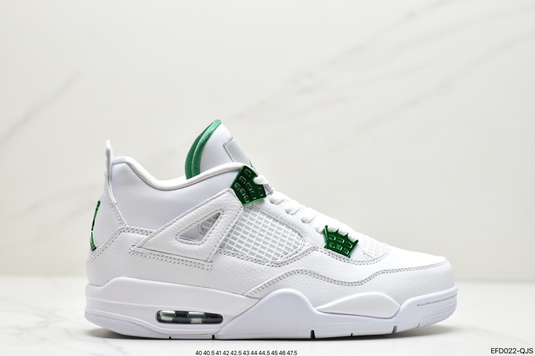 390 Air Jordan 4 “Pine Green”白红 纯白色的鞋头CT8527-113