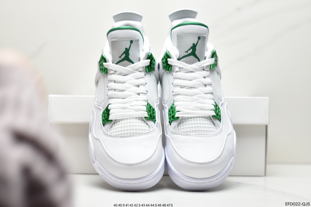 390 Air Jordan 4 “Pine Green”白红 纯白色的鞋头CT8527-113