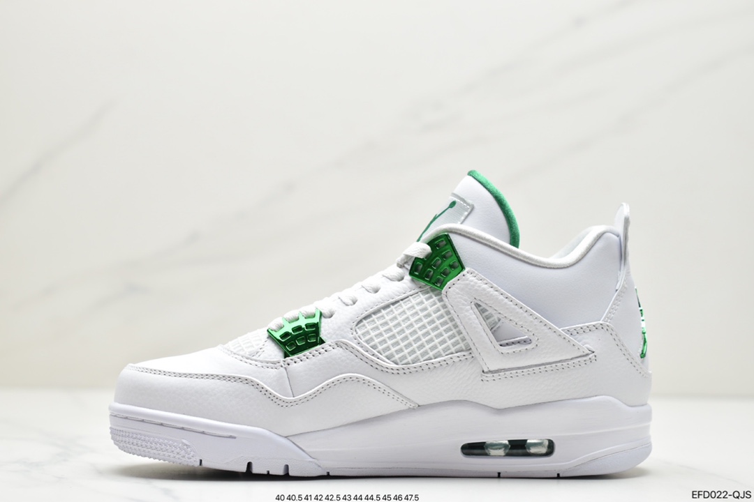 390 Air Jordan 4 “Pine Green”白红 纯白色的鞋头CT8527-113
